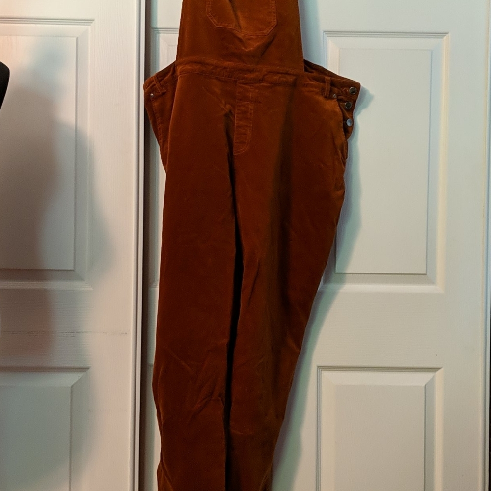 Modcloth orange overalls 3x - Picture 3 of 6